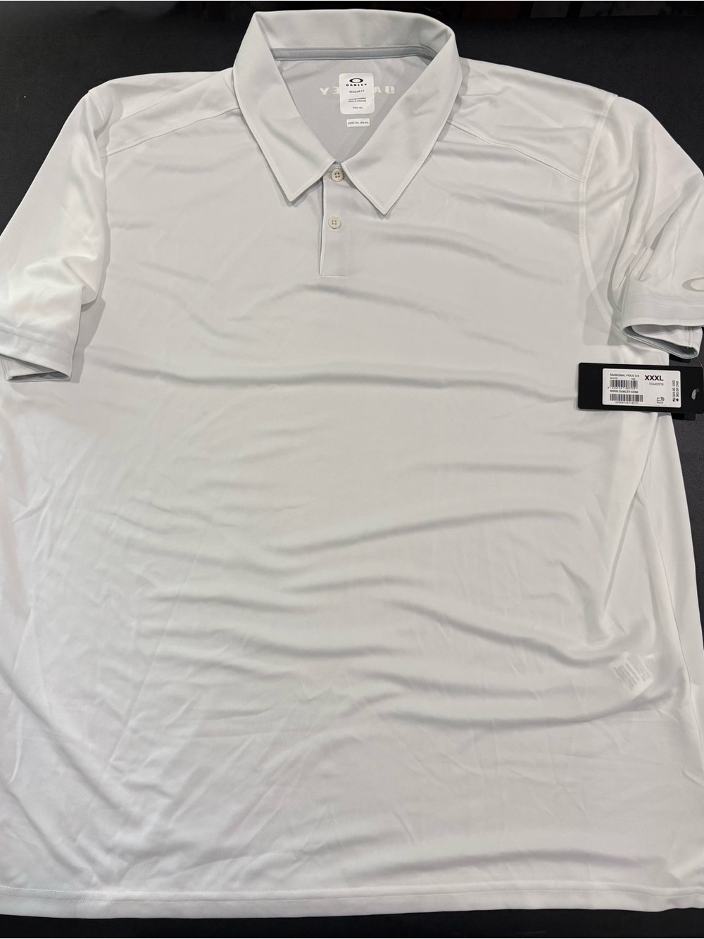 Oakley Men’s White Performance Polo Shirt NWT